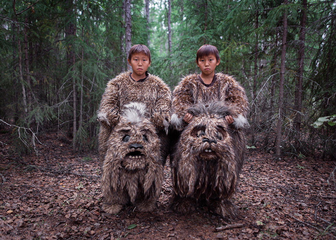 5_Alexey Vasilyev.jpg - Twins Semyon and Stepan starred in the fairy tale "The Old Beyberikeen" in the roles of mythical creatures living in the swamps â€“ dulgancha. It is the first experience of participation in cinema for them. They got to the cinema, thanks to the casting in Yakutsk, they specially came to it from their small village in Amginsky ulus a few hundred kilometers far away.